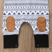 Aztec Print Sleeveless Jumpsuit BABY VIBES & CO.