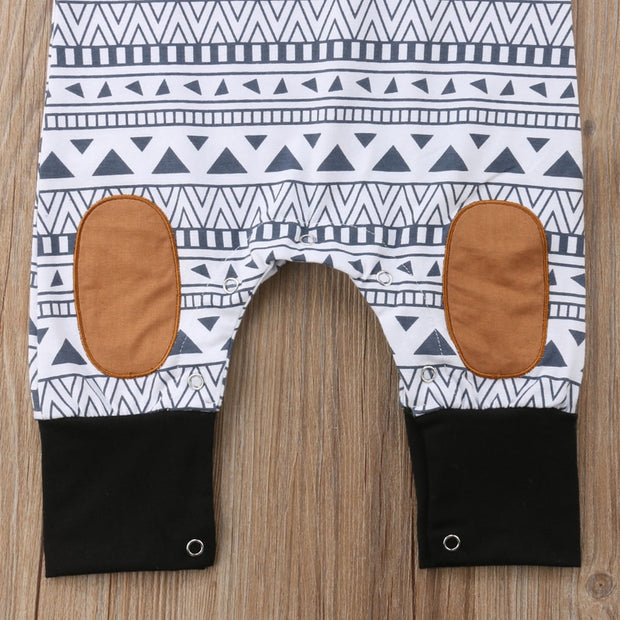 Aztec Print Sleeveless Jumpsuit BABY VIBES & CO.