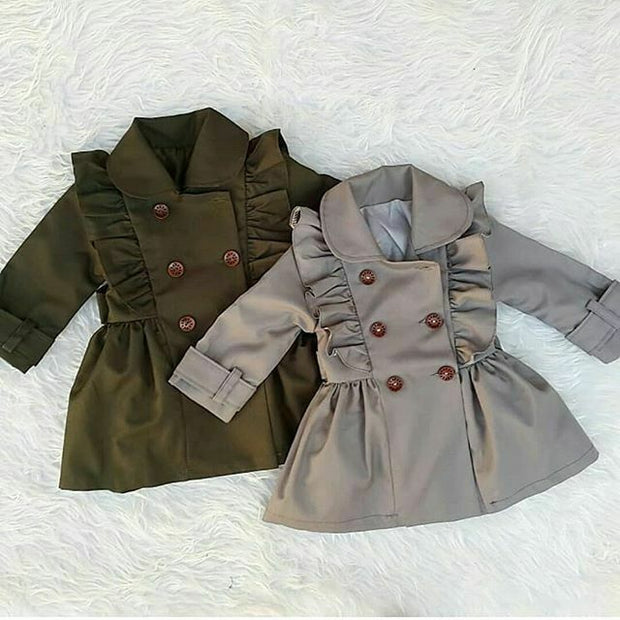Toddlers Ruffled Jacket 2T-7T BABY VIBES & CO.