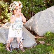 GYPSY SOUL FESTIVAL FRINGE DRESS 9M-3T BABY VIBES & CO.