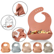 Organic Waterproof Silicone Bib Baby Lux Co.