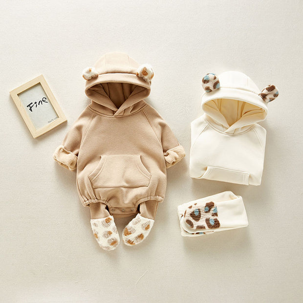 Baby Fury Plush Bodysuit 3M-3T BABY VIBES & CO.
