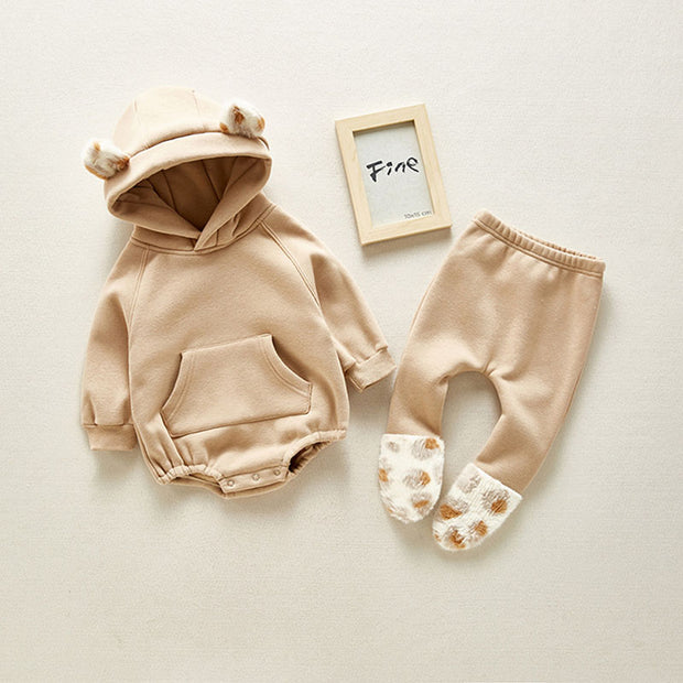 Baby Fury Plush Bodysuit 3M-3T BABY VIBES & CO.