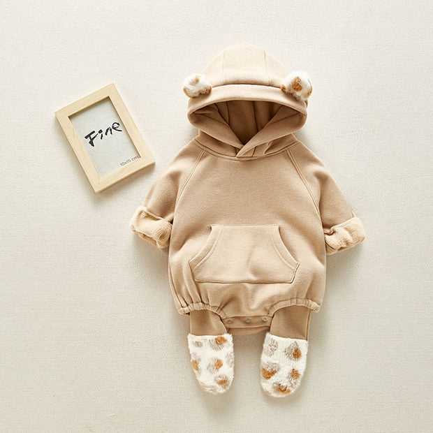 Baby Fury Plush Bodysuit 3M-3T BABY VIBES & CO.