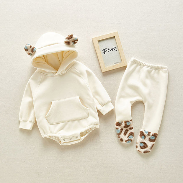 Baby Fury Plush Bodysuit 3M-3T BABY VIBES & CO.