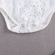 Lacy Jean & Long Sleeve Romper 2PC BABY VIBES & CO.