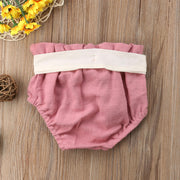 Baby Girl Ruffle Bow Bottoms BABY VIBES & CO.