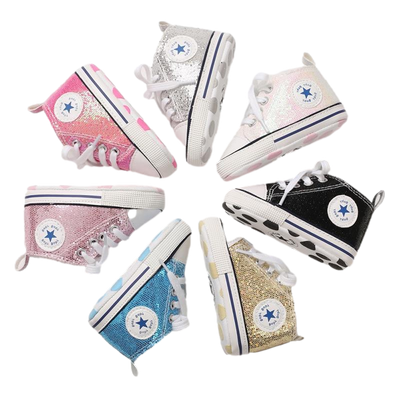 SHINEY CONVERSE INSPIRED KICKS BABY VIBES & CO.