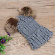 POM POM MAMA & ME MATCHING BEANIES - BABY VIBES & CO.