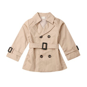 Toddlers Trendy Belted Trenchie 2-7T BABY VIBES & CO.