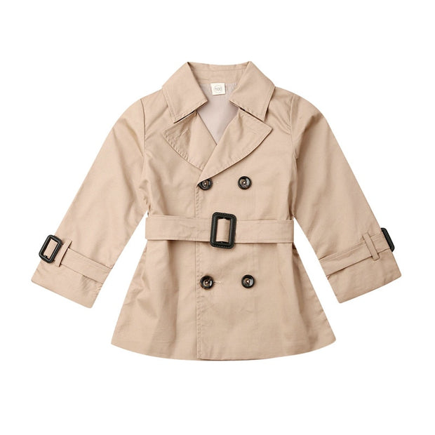 Toddlers Trendy Belted Trenchie 2-7T BABY VIBES & CO.