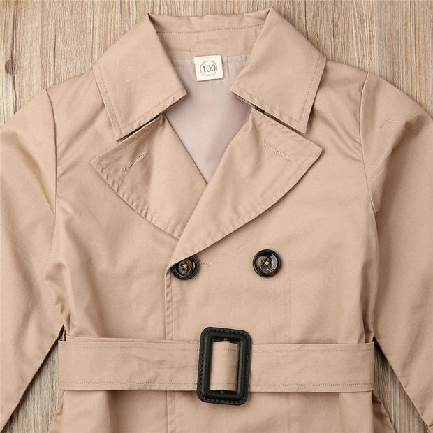 Toddlers Trendy Belted Trenchie 2-7T BABY VIBES & CO.