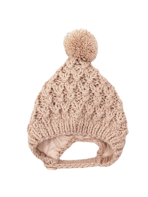 THE ASPEN POM POM KNIT CAP BABY VIBES & CO.
