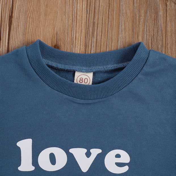 Long Sleeve Love You More Crew Neck 6M-4Y BABY VIBES & CO.
