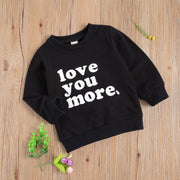 Long Sleeve Love You More Crew Neck 6M-4Y BABY VIBES & CO.