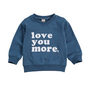Long Sleeve Love You More Crew Neck 6M-4Y BABY VIBES & CO.