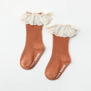 Frill & Lace Knee High Socks 0-3Y BABY VIBES & CO.