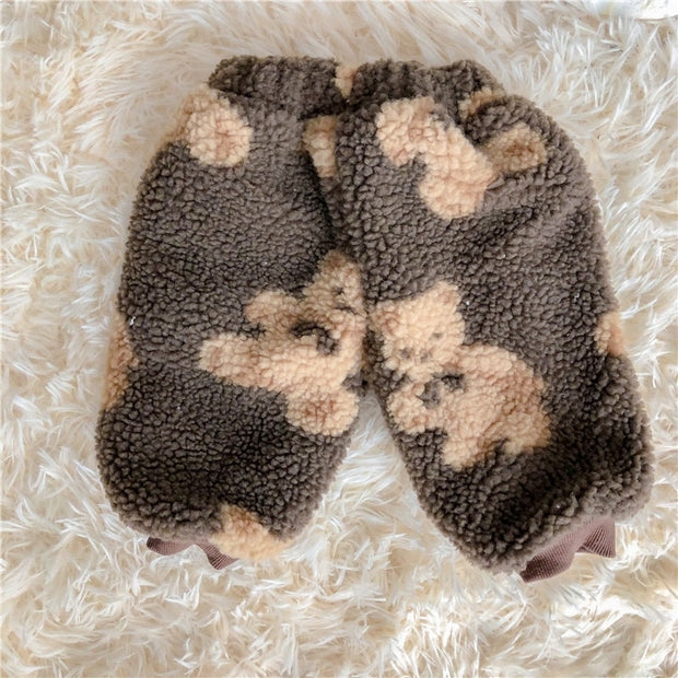 Thickened Saffron Teddy Fleece Separates BABY VIBES & CO.