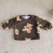 Thickened Saffron Teddy Fleece Separates BABY VIBES & CO.
