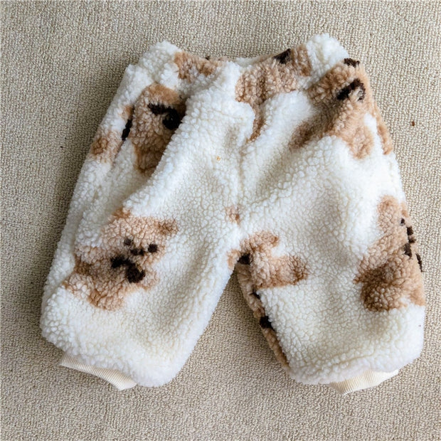 Thickened Saffron Teddy Fleece Separates BABY VIBES & CO.