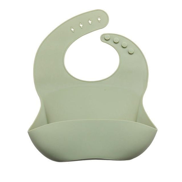 Organic Waterproof Silicone Bib Baby Lux Co.