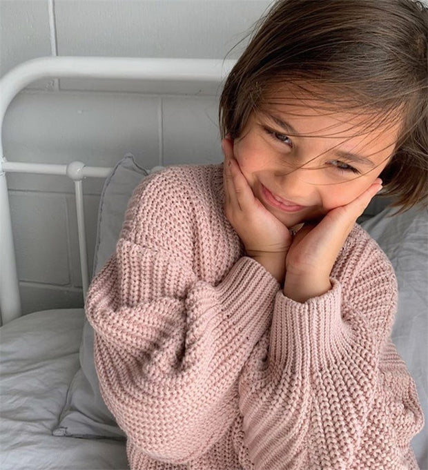 Ribbed Knit Sweater BABY VIBES & CO.