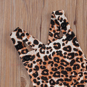 Leopard Print Sleeveless Overalls BABY VIBES & CO.