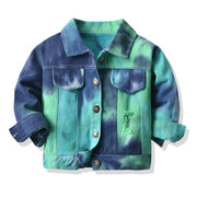 TIE DIE JEAN JACKET 12-7T BABY VIBES & CO.