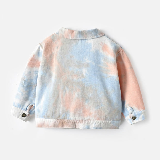 TIE DIE JEAN JACKET 12-7T BABY VIBES & CO.