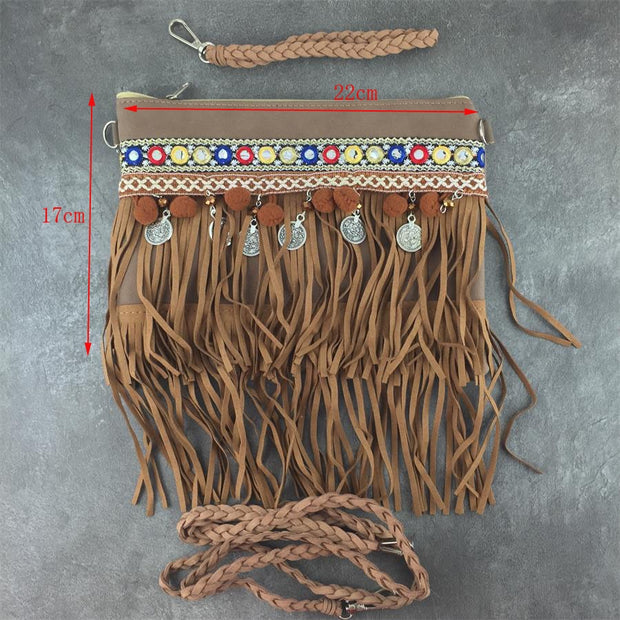 Chic Boho Copper & Coin Hippie Bag - BABY VIBES & CO.