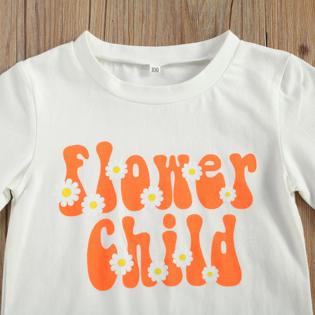 Fall Flower Child Flare 2PC Set 2-7Y BABY VIBES & CO.