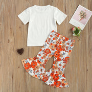 Fall Flower Child Flare 2PC Set 2-7Y BABY VIBES & CO.