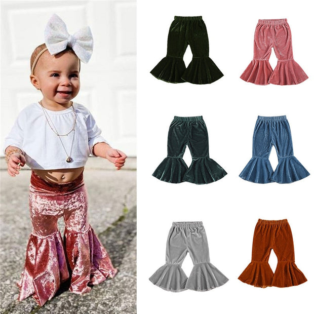 VELVET HIPPIE FLARES 6M-5T BABY VIBES & CO.