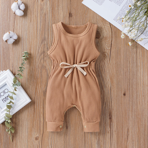 0-18M 3 Colors Neutral Jumpsuits BABY VIBES & CO.