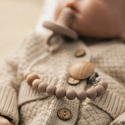 Boho Silicone Beaded Pacifer + Clip BABY VIBES & CO.