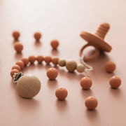 Boho Silicone Beaded Pacifer + Clip BABY VIBES & CO.