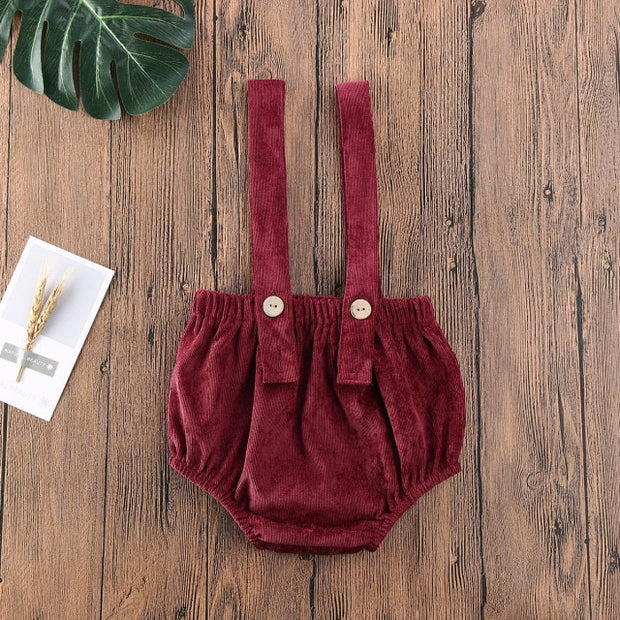 Lockliyn-Jo Corduroy Suspender Bottoms 0-24M BABY VIBES & CO.