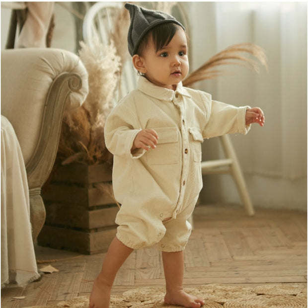Autumn Corduroy Romper One-Piece BABY VIBES & CO.