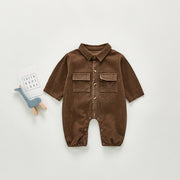 Autumn Corduroy Romper One-Piece BABY VIBES & CO.