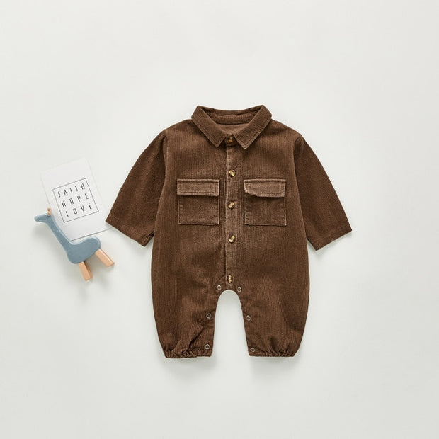 Autumn Corduroy Romper One-Piece BABY VIBES & CO.