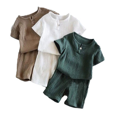 2PC Cotton And Linen Set BABY VIBES & CO.