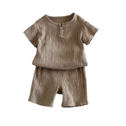 2PC Cotton And Linen Set BABY VIBES & CO.