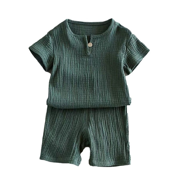 2PC Cotton And Linen Set BABY VIBES & CO.