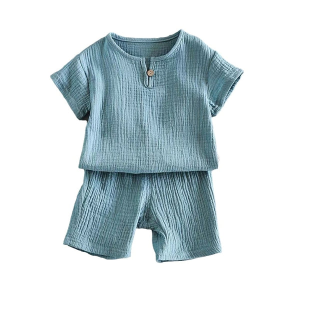 2PC Cotton And Linen Set BABY VIBES & CO.