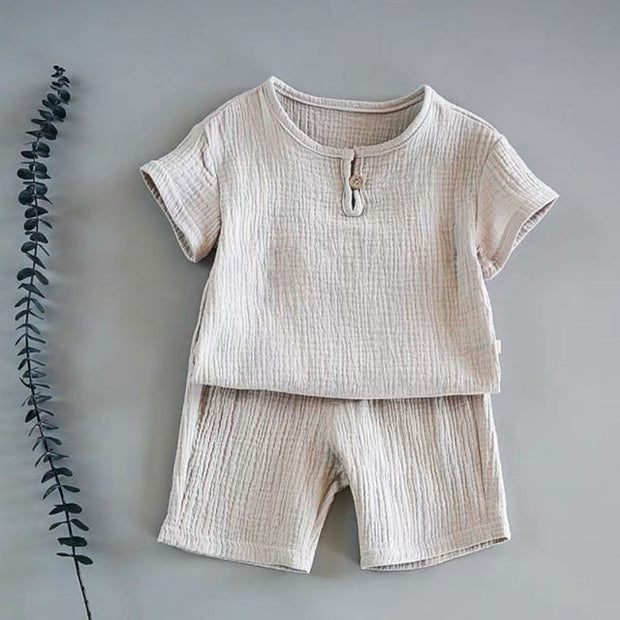 2PC Cotton And Linen Set BABY VIBES & CO.
