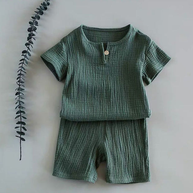 2PC Cotton And Linen Set BABY VIBES & CO.