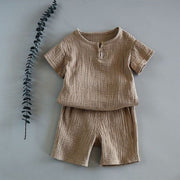 2PC Cotton And Linen Set BABY VIBES & CO.