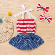 MY FIRST 4th of July Outfit 4PIECE SET BABY VIBES & CO.
