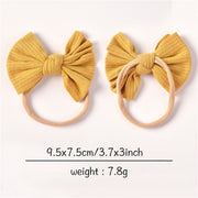 Baby Girl Big Bow Band BABY VIBES & CO.