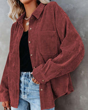 Boho Mama Corduroy Button Up BABY VIBES & CO.